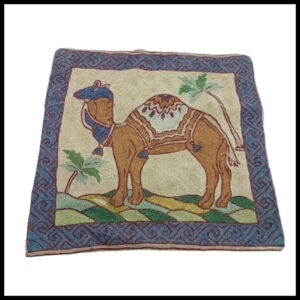 Elegant Floral Printed Cushion Cover – Decorative Pillow Case Size (15cm x 15cm)