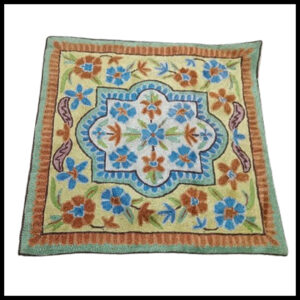 Elegant Floral Printed Cushion Cover – Decorative Pillow Case Size (15cm x 15cm)