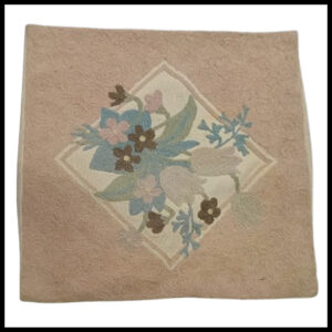 Elegant Floral Printed Cushion Cover – Decorative Pillow Case Size (18cm x 18cm)