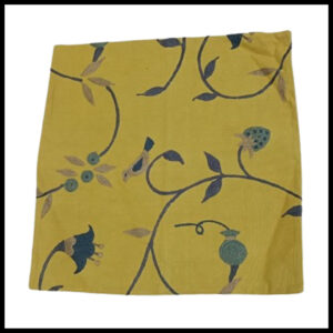 Elegant Floral Printed Cushion Cover – Decorative Pillow Case Size (15cm x 15cm)