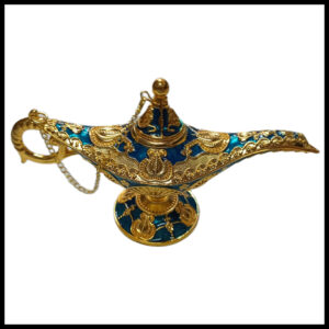 Vintage Style Aladdin Lamp Unique Gift & Decor Showpiece (W-16cm x H-9cm)
