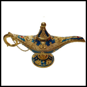 Vintage Style Aladdin Lamp Unique Gift & Decor Showpiece (W-23cm x H-12.5cm)