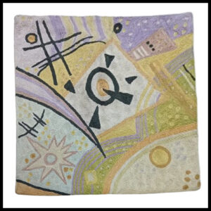 Elegant Floral Printed Cushion Cover – Decorative Pillow Case Size (17cm x 19cm)