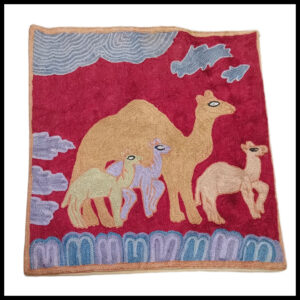 Elegant Floral Printed Cushion Cover – Decorative Pillow Case Size (15cm x 15cm)