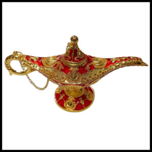 Vintage Style Aladdin Lamp Unique Gift & Decor Showpiece (W-16cm x H-9cm)