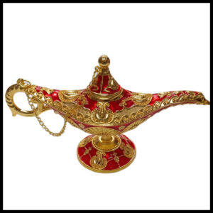Vintage Style Aladdin Lamp Unique Gift & Decor Showpiece (W-23cm x H-12.5cm)