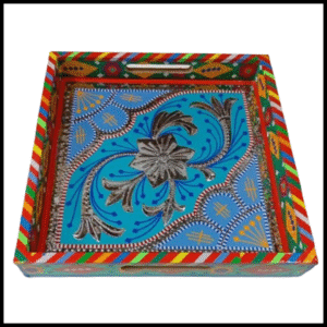 Chamakpatti Handmade Square Tray (26.5x26.5cm)