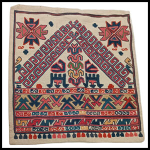 Elegant Floral Printed Cushion Cover – Decorative Pillow Case Size (18cm x 18cm)