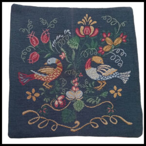 Elegant Floral Printed Cushion Cover – Decorative Pillow Case Size (16cm x 16cm)