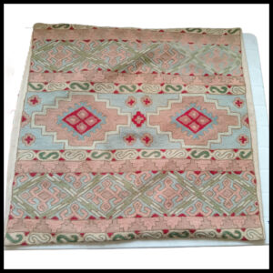 Elegant Floral Printed Cushion Cover – Decorative Pillow Case Size (24cm x 23cm)