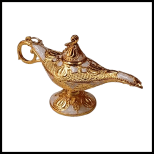 Vintage Style Aladdin Lamp Unique Gift & Decor Showpiece (W-8cm x H-4.5cm)