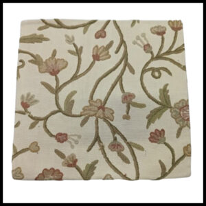 Elegant Floral Printed Cushion Cover – Decorative Pillow Case Size (15cm x 15cm)