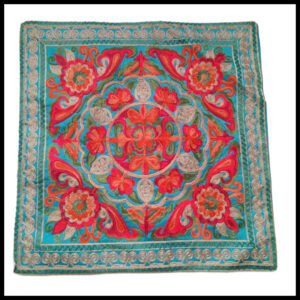 Elegant Floral Printed Cushion Cover – Decorative Pillow Case Size (15cm x 15cm)