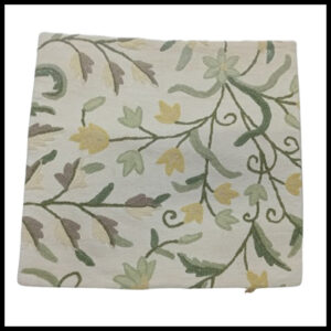 Elegant Floral Printed Cushion Cover – Decorative Pillow Case Size (15cm x 15cm)