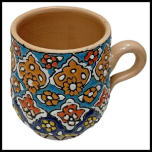 Handcrafted Iraani Mug – Traditional Artistic Tea & Coffee Cup with Vibrant Patterns