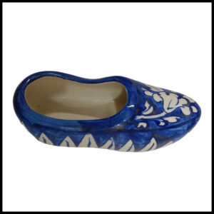 Blue Pottery Shoe Decor