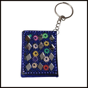Handmade Decorative Book Key Chain – Traditional Art Design