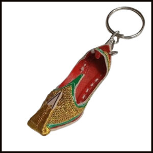 Handmade Traditional Mini Shoe Keychain Unique Handcrafted Charm