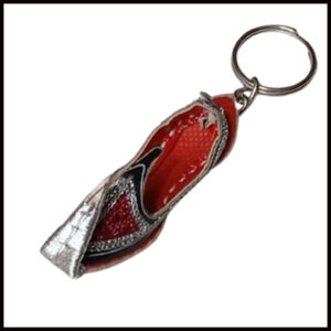 Handmade Traditional Mini Shoe Keychain Unique Handcrafted Charm