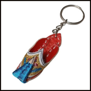 Handmade Traditional Mini Shoe Keychain Unique Handcrafted Charm