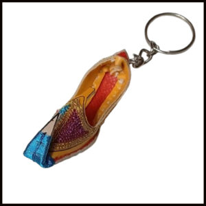 Handmade Traditional Mini Shoe Keychain Unique Handcrafted Charm