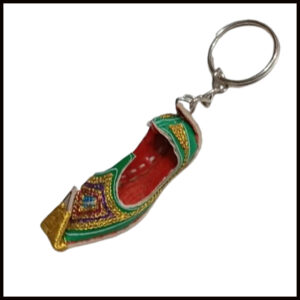 Handmade Traditional Mini Shoe Keychain Unique Handcrafted Charm