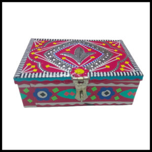Chamakpatti Box: Real Truck Art Design for Storage and Decoration (W-16, H-11 cm)