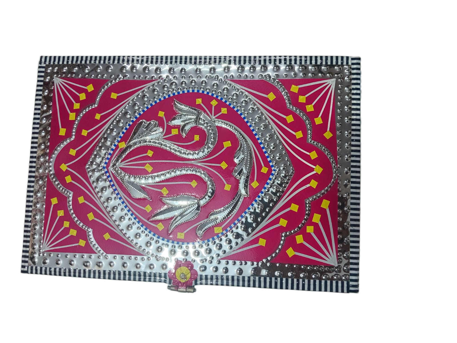 Chamakpatti Box: Real Truck Art Design for Storage and Decoration (W-27, H-19 cm) - Image 9