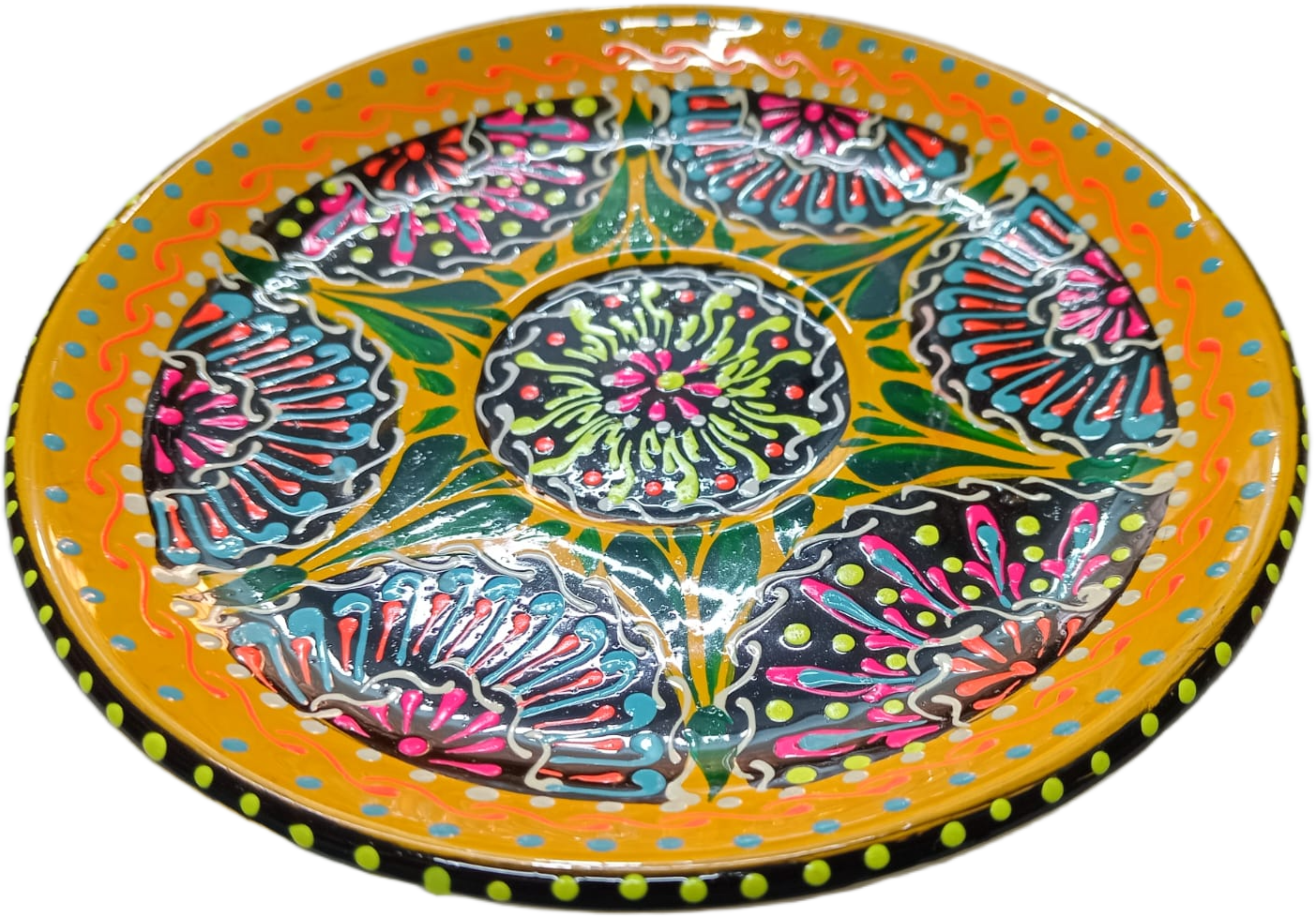 Hand-Painted Truck Art Tea Cup and Saucer Set - Image 7