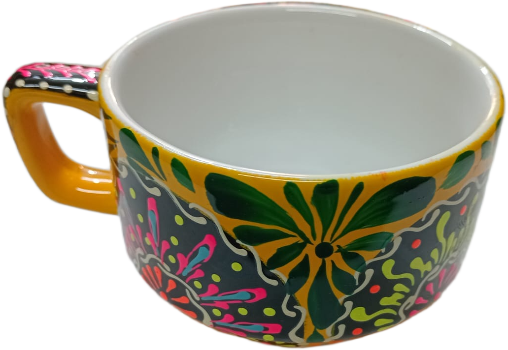 Hand-Painted Truck Art Tea Cup and Saucer Set - Image 10