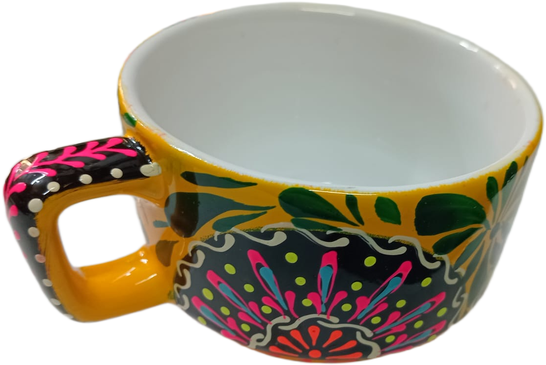 Hand-Painted Truck Art Tea Cup and Saucer Set - Image 13