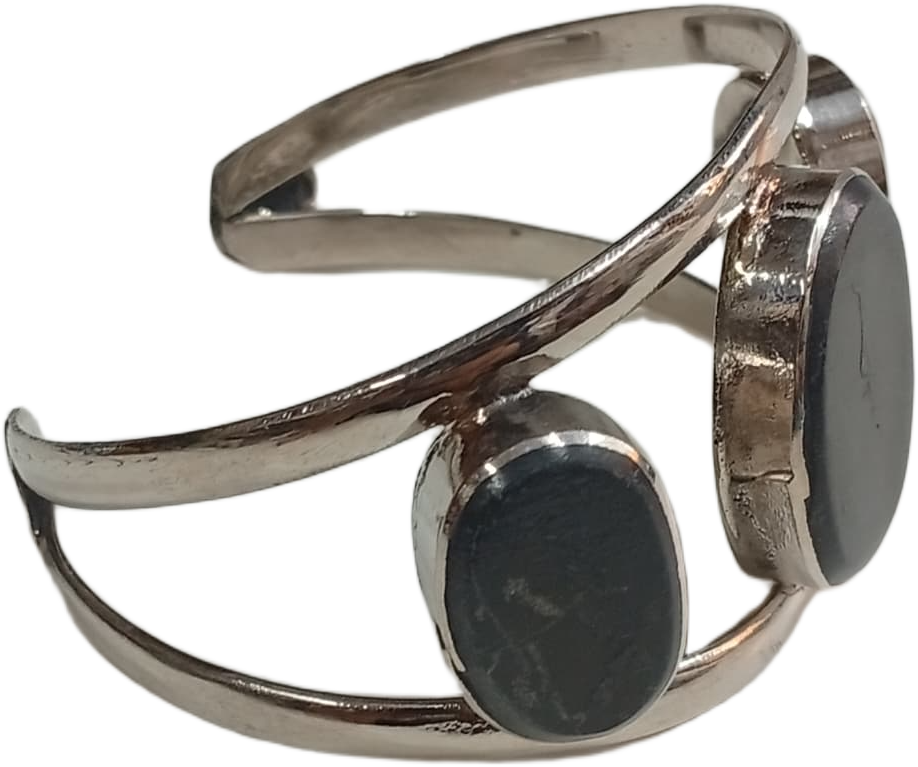 Elegant Afghani Stone Cuff Bracelet – Traditional Tribal Jewelry - Image 5