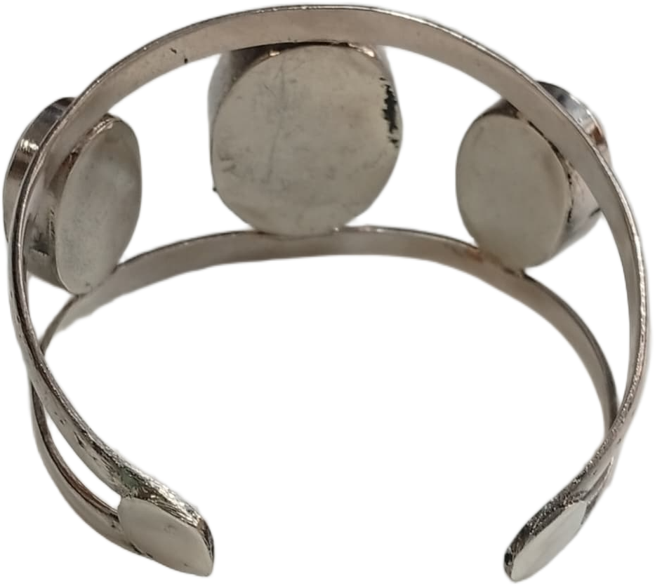 Elegant Afghani Stone Cuff Bracelet – Traditional Tribal Jewelry - Image 7