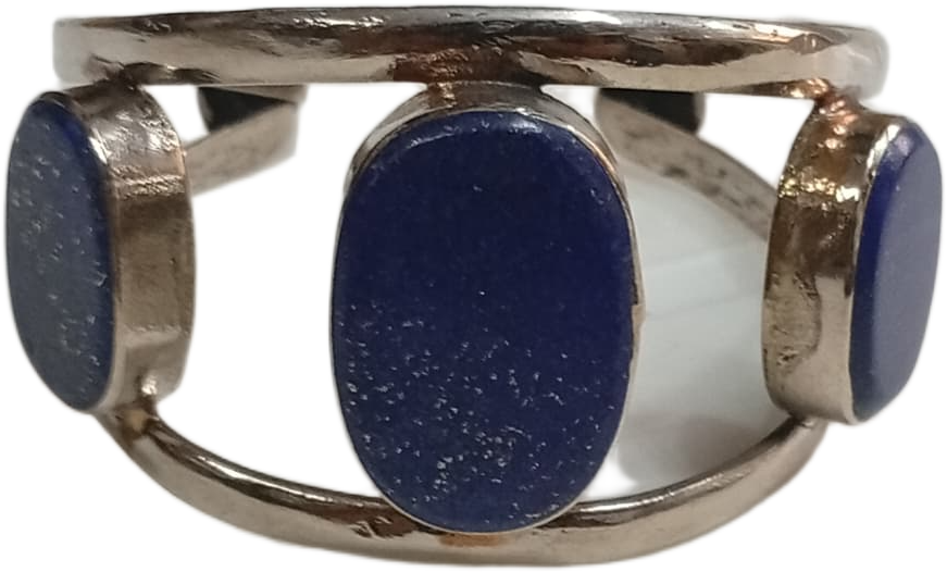 Elegant Afghani Stone Cuff Bracelet – Traditional Tribal Jewelry - Image 5