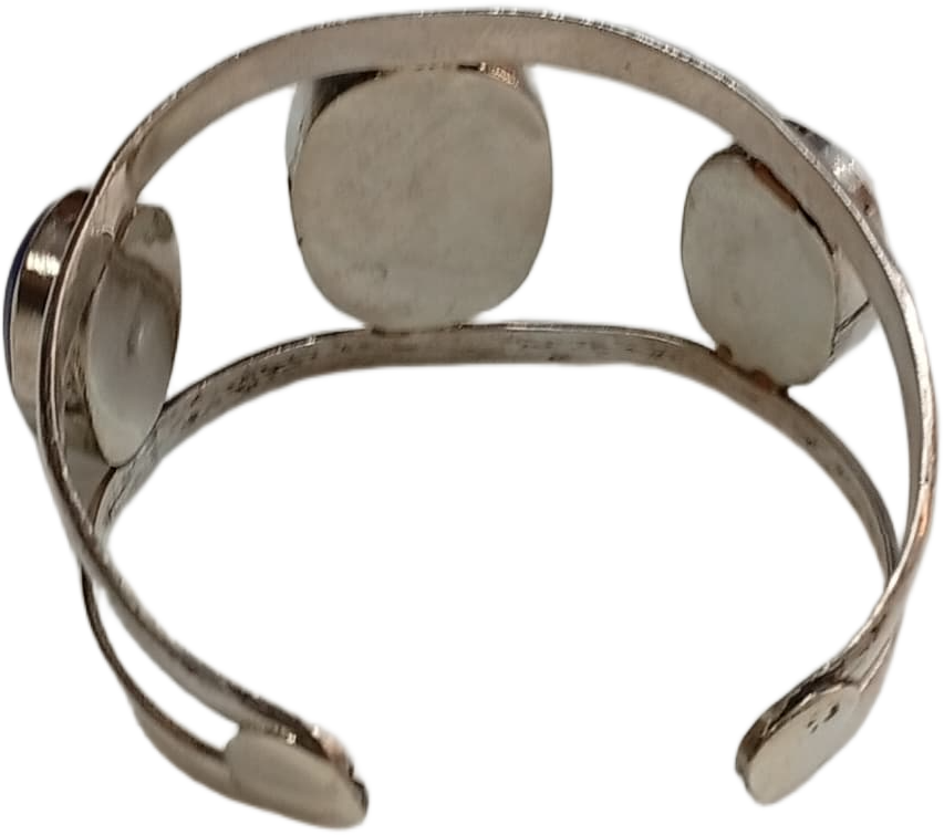 Elegant Afghani Stone Cuff Bracelet – Traditional Tribal Jewelry - Image 6