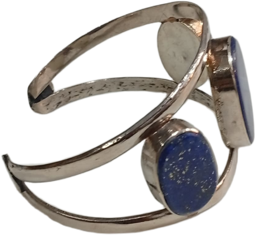 Elegant Afghani Stone Cuff Bracelet – Traditional Tribal Jewelry - Image 7