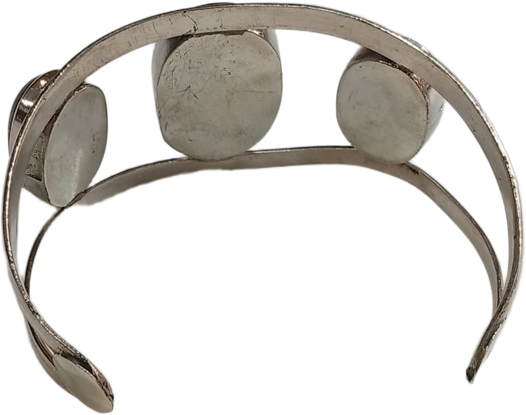 Elegant Afghani Stone Cuff Bracelet – Traditional Tribal Jewelry - Image 8