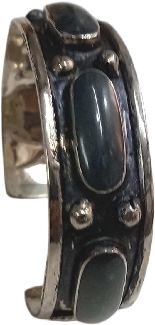 Elegant Afghani Stone Cuff Bracelet – Traditional Tribal Jewelry - Image 7