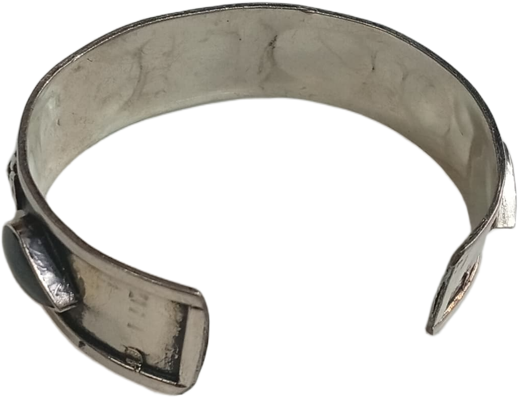 Elegant Afghani Stone Cuff Bracelet – Traditional Tribal Jewelry - Image 5