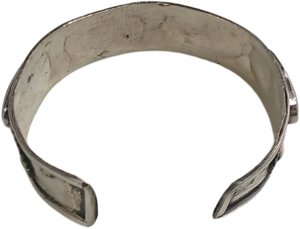 Elegant Afghani Stone Cuff Bracelet – Traditional Tribal Jewelry - Image 6