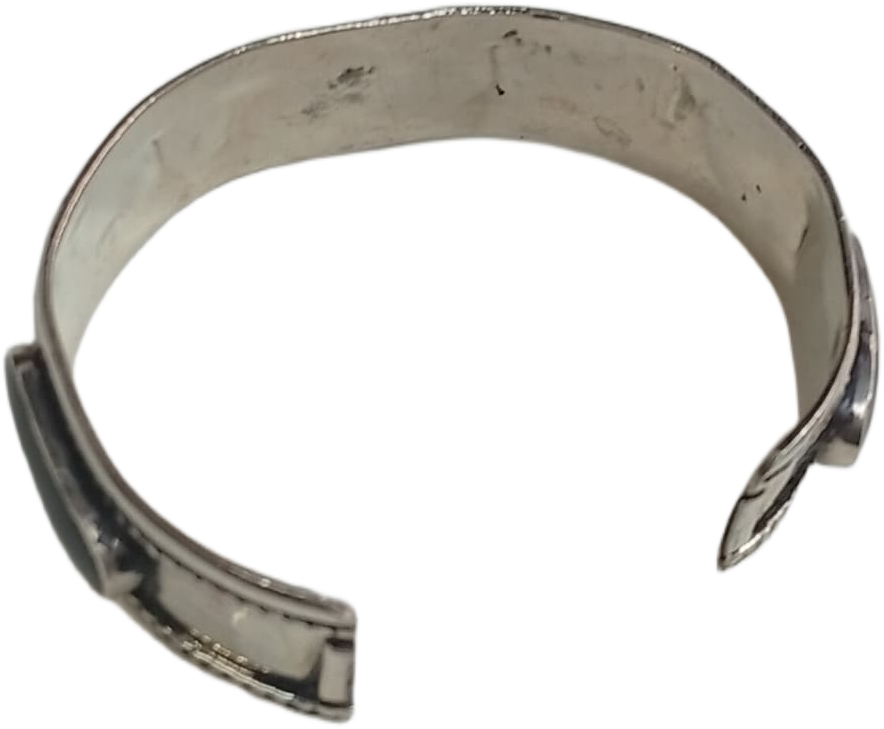 Elegant Afghani Stone Cuff Bracelet – Traditional Tribal Jewelry - Image 7