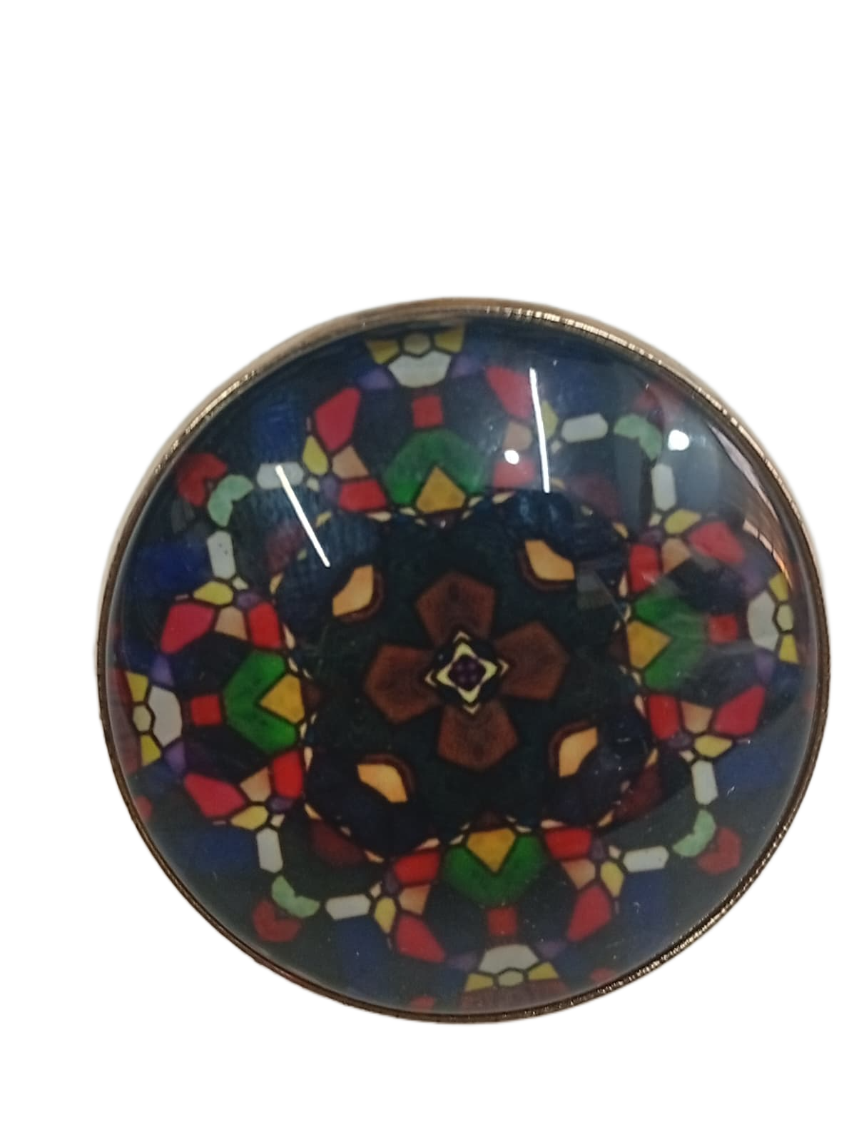 Elegant Mandala Ring – Bohemian Ethnic Statement Jewelry - Image 4