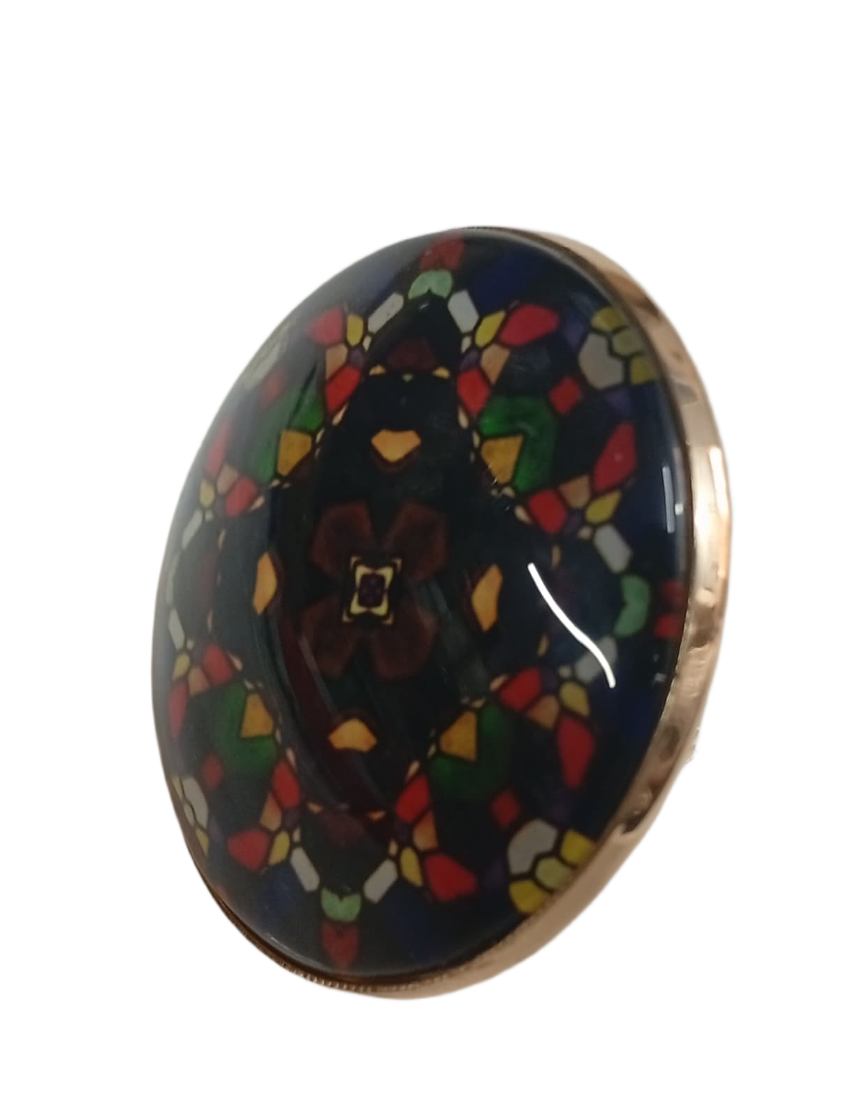 Elegant Mandala Ring – Bohemian Ethnic Statement Jewelry - Image 6