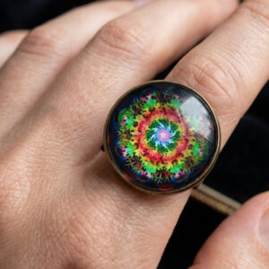 Elegant Mandala Ring – Bohemian Ethnic Statement Jewelry