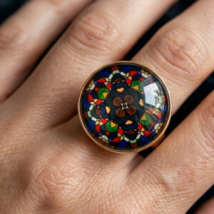 Elegant Mandala Ring – Bohemian Ethnic Statement Jewelry
