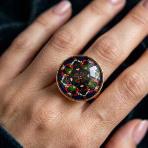 Elegant Mandala Ring – Bohemian Ethnic Statement Jewelry