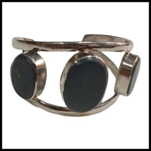 Elegant Afghani Stone Cuff Bracelet – Traditional Tribal Jewelry