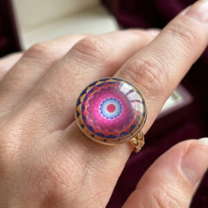 Elegant Mandala Ring – Bohemian Ethnic Statement Jewelry