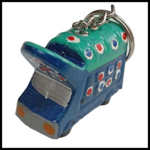 Handmade Mini Truck Keychain – Traditional Pakistani Truck Art Style