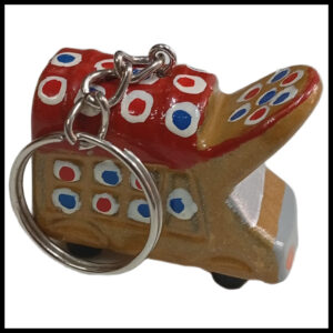 Handmade Mini Truck Keychain – Traditional Pakistani Truck Art Style